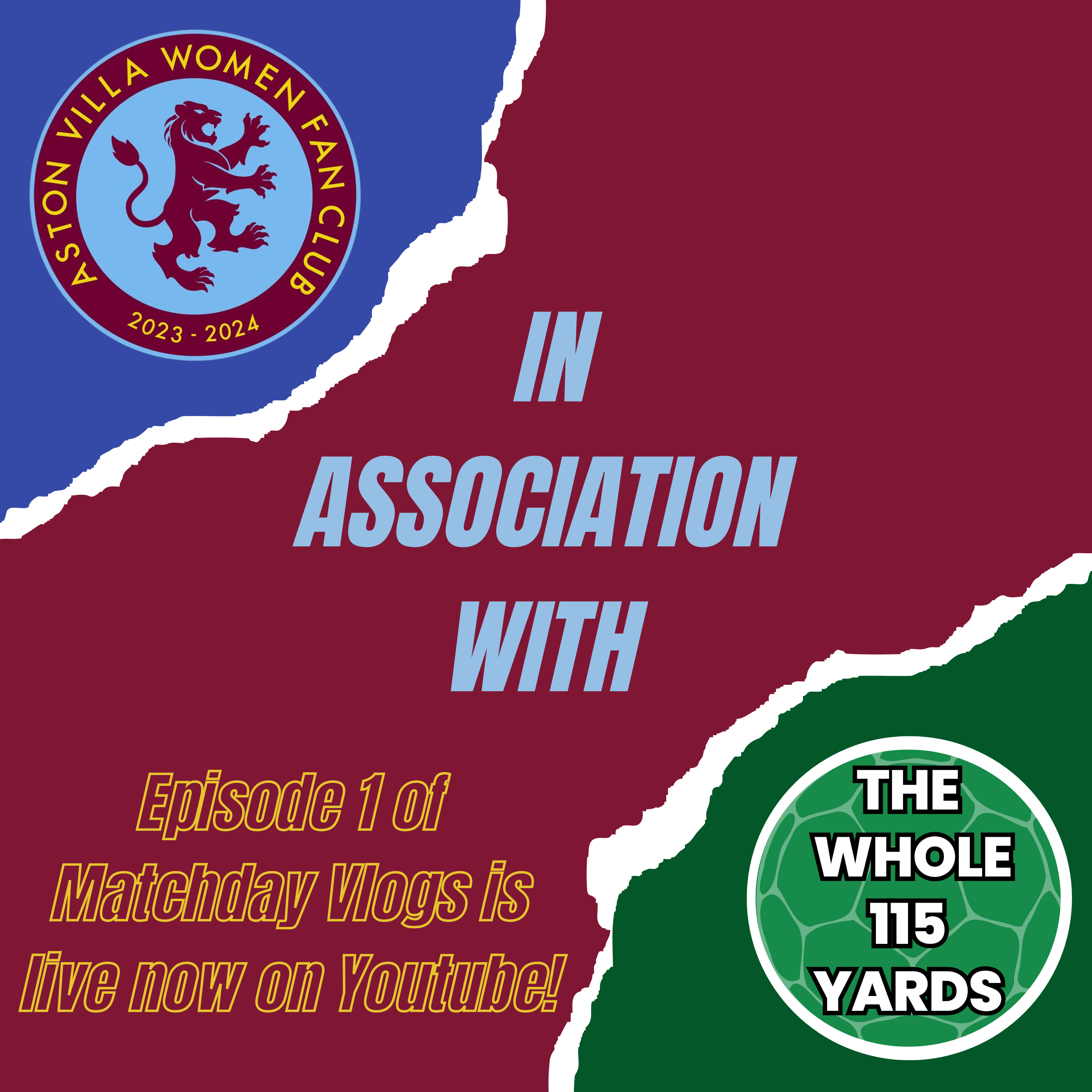 Exciting Partnership with the Aston Villa Women’s Fan Club!